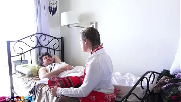 Stepmom convinces stepson to go to class videos