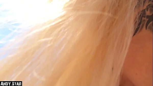 Outdoorsex FKK-STRAND Zandvoort Andy-Star fickt Blondine ohne Kondom videos