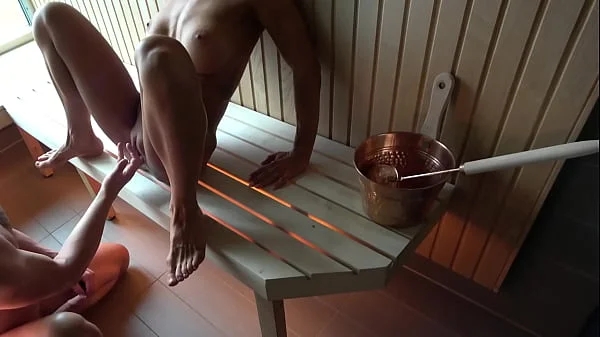 Risky Public Sauna Sex With A Perfect Fit Milf videos