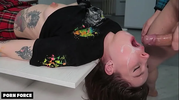 BIG CUM LOADS ON TINY TEENS - Sperm Drenched Faces Compilation videos