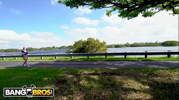 BANGBROS - Guy Dressed Like Turkey Offers Brooke Karter Some Stuffing On The Bang Bus videos