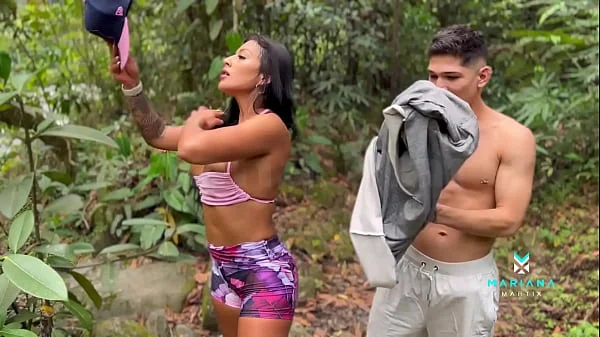 Three Colombian actors were seen having sex in a river outdoors - Mariana Martix - videos