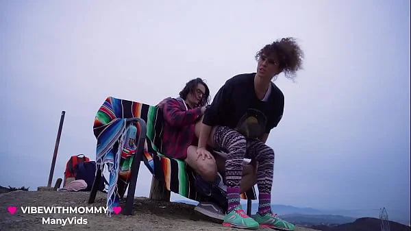 OMG! Drone Footage of Jewish Stepmom and Stepson Having Real Public Sex with VibeWithMommy videos