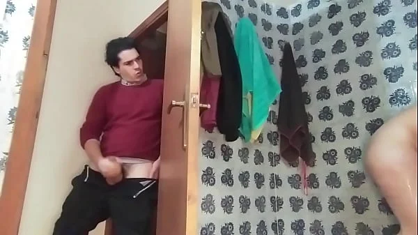 I catch my stepsister naked in the shower and she invites me to fuck videos