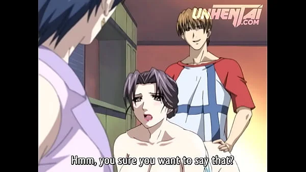 STEPMOM and STEPSON CAUGHT FUCKING by STEPMOM's stepSISTER — Uncensored Hentai   Subtitles videos