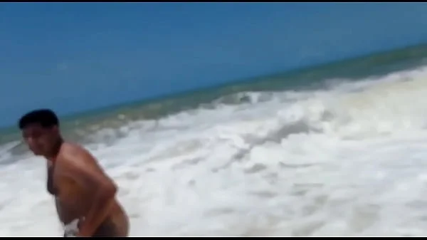 Entering the new year on the beach videos