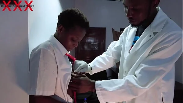 Biology teacher uses his huge black dick to educate the 18yo girl how hard a pussy should be fucked during a special creampie experiment class videos