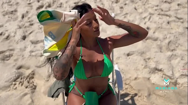 Rough sex with a fan who recognized me on the beaches of Brazil - MultiSquirt BBC Mariana Martix videos