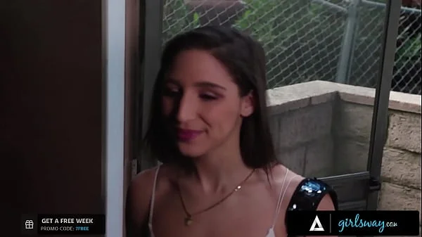 GIRLSWAY - Hot Lactating Boss Squirts Her Milk All Over Babysitter Abella Danger   Gets Fingered videos