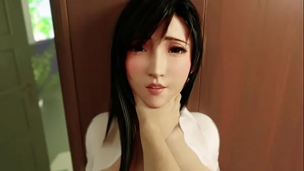 3D Hentai Tifa Lockhart Creampied Fucked In The Office To Get Job Final Fantasy 7 Remake Uncensored videos