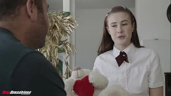 New Sensations - Covered Her Teen Pussy With My Cum Valentines Day (Athena Heart) videos