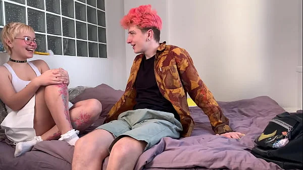 Classmate agreed to help with homework at her home... videos