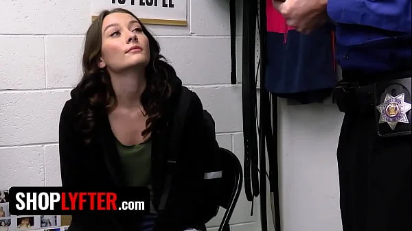 Fit Thief With Pierced Nipples Veronica Church Gaggs On Security Officer's Fat Dick - Shoplyfter videos