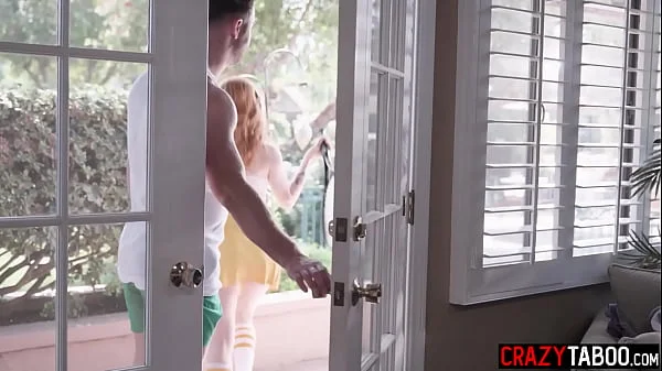 It is time for break point and for rough sex with new hot redhead teen student Madi Collins videos