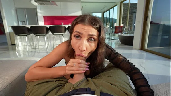 babe took off the condom and allowed to creampie her! (4K) videos