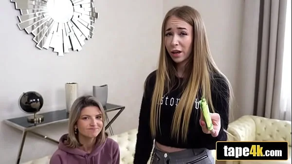 Fucking Slim Lesbian Beauty For Cash In Front of Her Girlfriend - Gina Gerson, Alexis Crystal videos