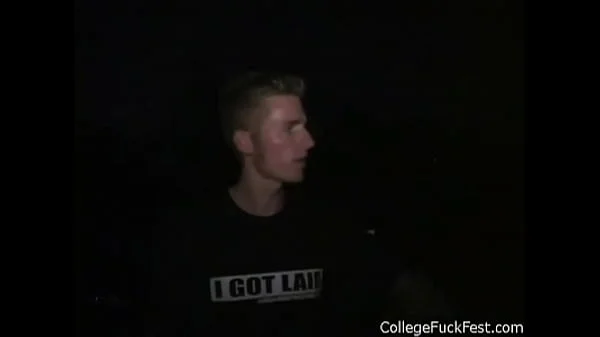 Dick eating blonde teen rides coed cock during Fuck Fest Party videos