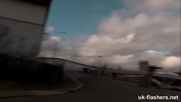 British flasher pissing in public transportation videos