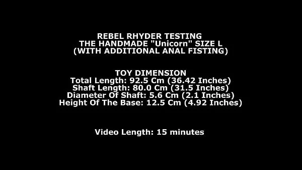 Rebel Rhyder Testing The Handmade Unicorn L (With Additional Anal Fisting) TWT308 videos