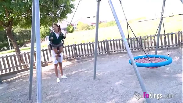 Midget babe Muñequita loves PUBLIC BLOWJOBS! Another one with Potro videos