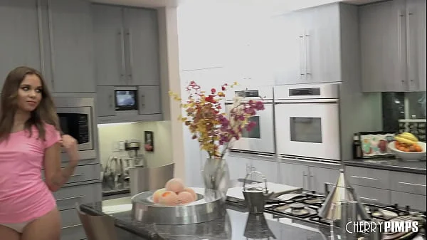 Brace Faced Petite Teen Liza Rowe Wants Step Dad's Big Black Cock videos