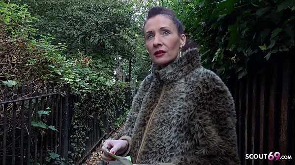 GERMAN SCOUT - SKINNY REDHEAD MATURE SCARLETT TALK TO FUCK AT STREET CASTING videos