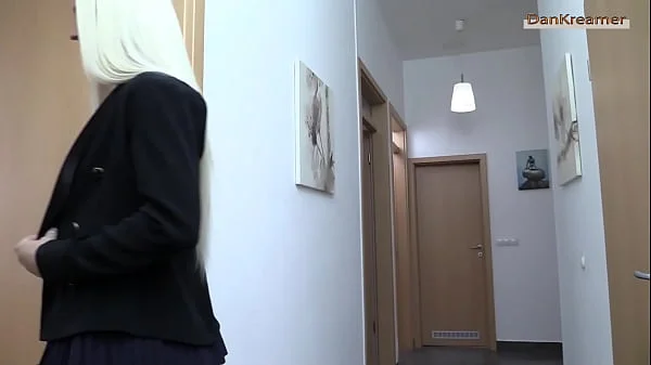 Anal creampie for Blanche in Blue Top videos