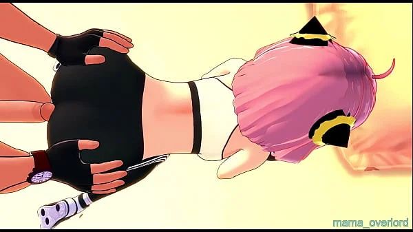 Anya Adult version wearing deportive clothes for training (spy x family) videos