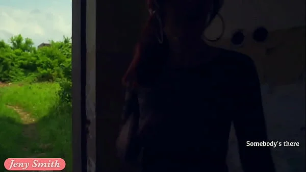 Stealth Mission. Jeny Smith enters an abandoned building naked videos