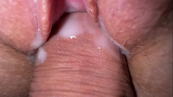 This pussy gets wet from the first touch, Extreme close up creamy fuck videos