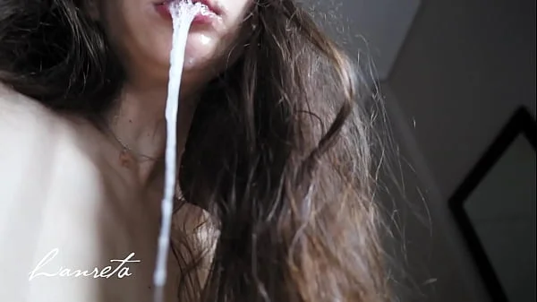 Rough Homemade Deepthroat. Sloppy Mouth Throatpie - Amateur Lanreta videos