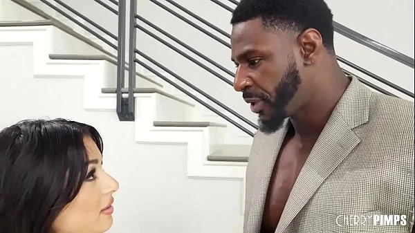 Tiny Latina Spinner Mickey Violet Gets Banged Hard by her Client's Big Black Cock videos