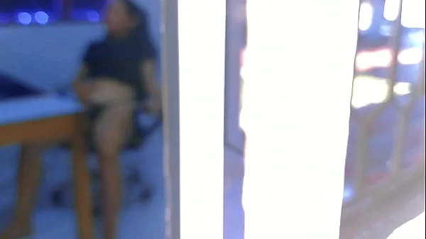 My young neighbor watches porn and masturbates with the window facing the street open. How delicious to see how she touches her pussy and her small tits, she is the most beautiful girl in the village videos