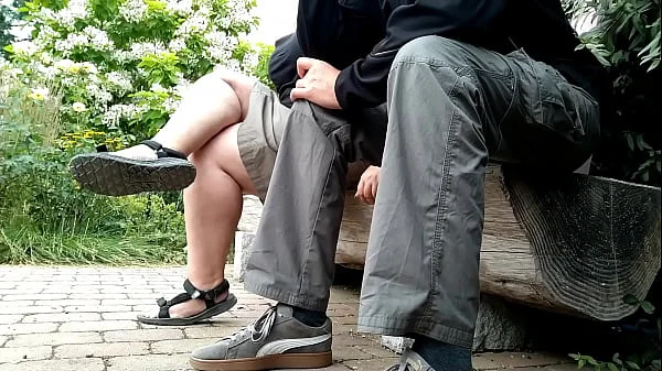 MILF makes me cum on a park bench at the risk of being seen videos