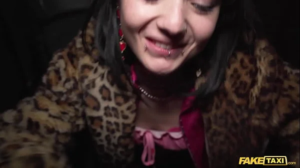 Fake Taxi Driver gets caught masturbating in his cab by a horny passenger who wants to fuck videos