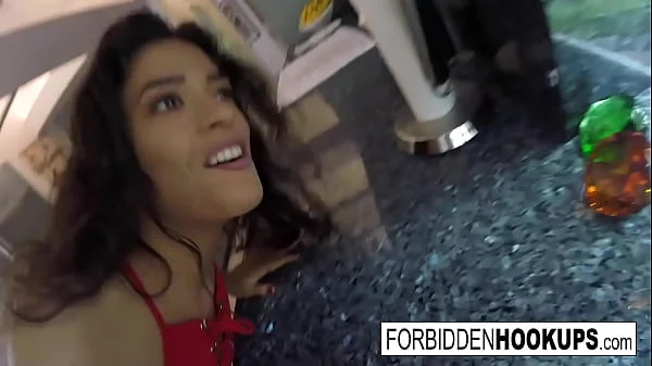 A food delivery turns into step-siblings banging videos