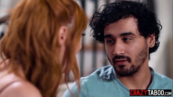 Redhead MILF stepmom Lauren Phillips sucking stepsons Rico Hernandez cock videos