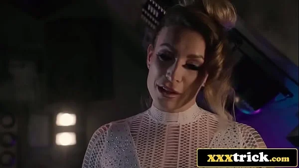 Sexy British Babes In FFM Thresome Aboard Fake Space Taxi videos