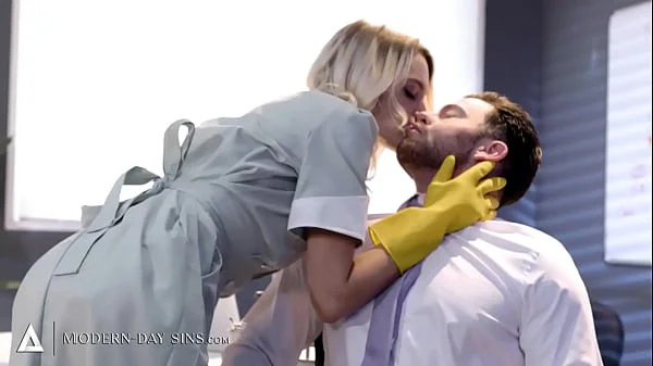 MODERN-DAY SINS - Overworked Boss Takes A Break To Hard Assfuck The Pervert Office Maid Kenna James videos