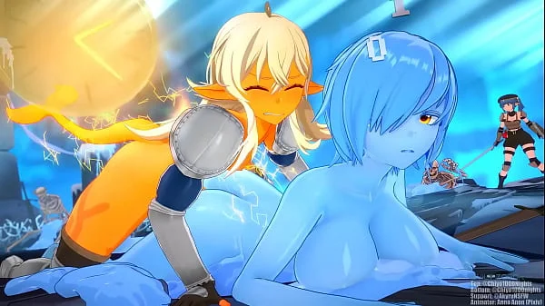 futa shark and slime girl videos