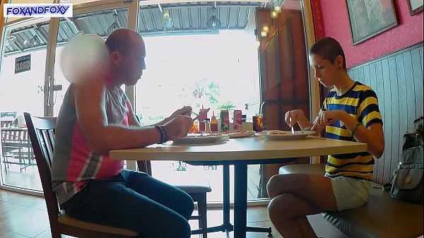 Cum inside me! Sex in public toilet and creampie videos