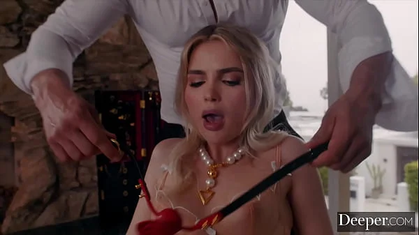 Deeper. Tiny sub Lika is gagged, dominated & fucked hard videos