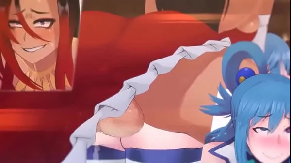 Aqua tem seu cuzinho aberto por um pau enorme videos