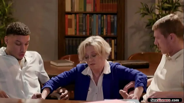 Are you two masturbating in my library videos