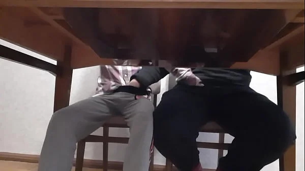 We masturbate each other under the table during English class at the university - Girls fly orgasm videos