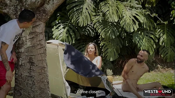 Annie Marin Enjoys Outdoor Camping Threesome with Dani and Phillip videos