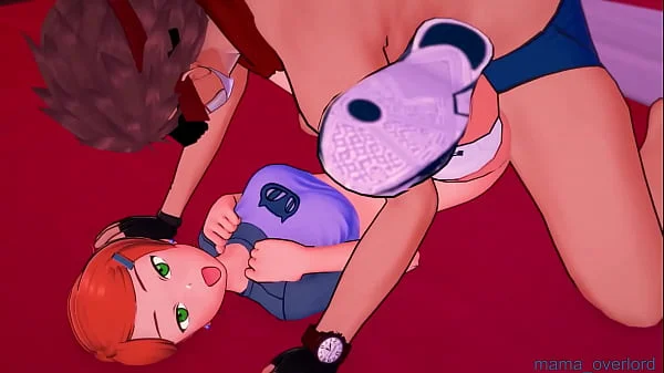 Gwen Tennyson (Ben 10 adult version) in a sex night videos