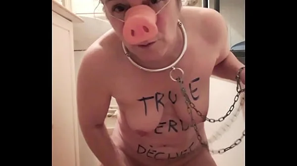 Esclave F autoséance de soumission en mode truie videos