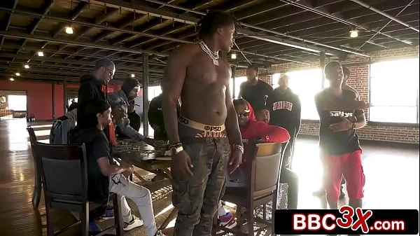 BLM Gang Brings Gorgeous Blonde Bimbo To Their Poker Party videos