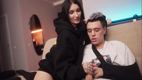 Why jerk off yourself when you have a sister Cum on my breasts videos